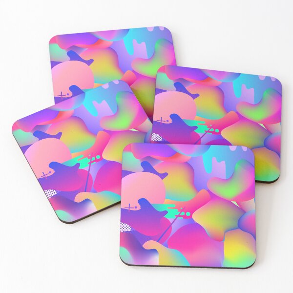 Item preview, ABSTRACT NEON EXPLOSION designed and sold by wildwhimsical.
