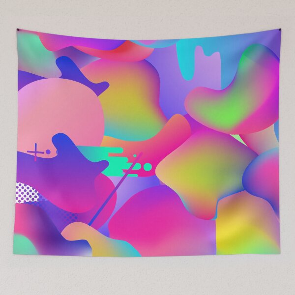 Item preview, ABSTRACT NEON EXPLOSION designed and sold by wildwhimsical.