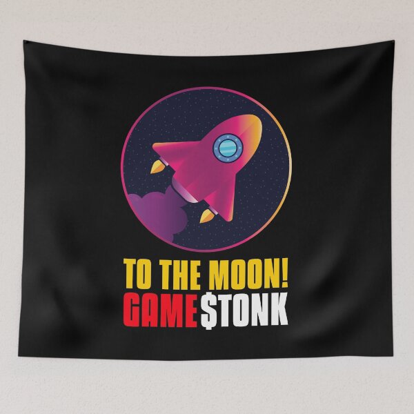 Item preview, To The Moon! - GameStonk designed and sold by alancrapopod.