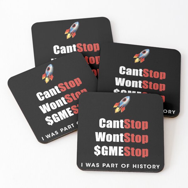 Item preview, Cant stop Wont stop Game Stop GME | Gamestop I was part of history designed and sold by designdot.