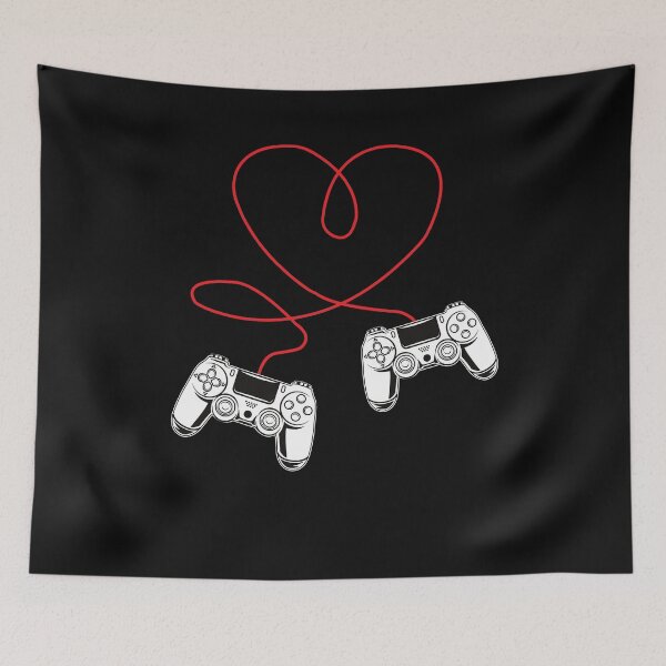 Item preview, Valentines Day Video Games Gamer Boy Men Gift-Heart Game Controllers Video Gamers Gaming Valentine's Day designed and sold by Ilyas912.