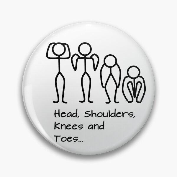 Item preview, Stickman / Head, shoulders, knees and toes... designed and sold by LotusCreations.