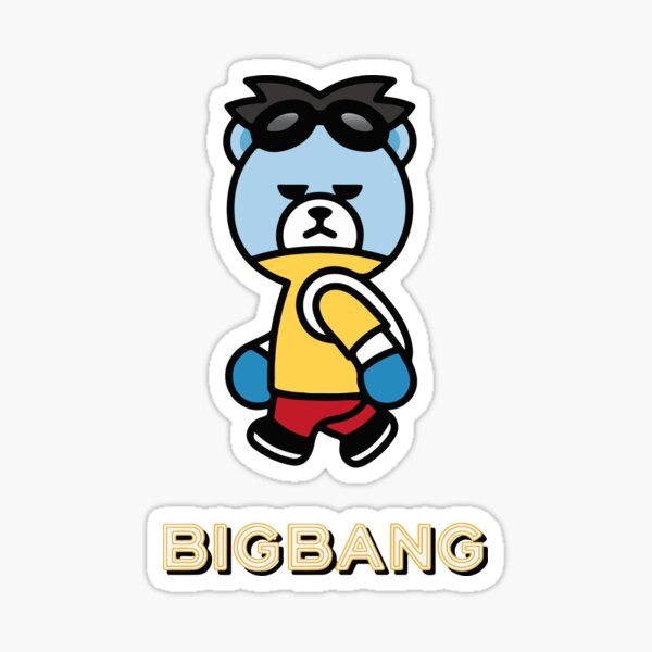 BIGBANG G-Dragon Bear "Bae Bae" M/V Sticker