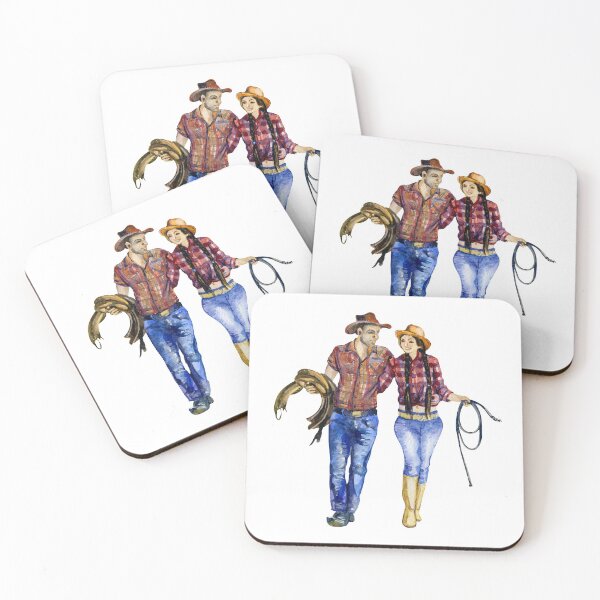 Artikelvorschau, Cowgirl / Cowboy lieben Bummel Blue Jeans & Plaid zum Corral entworfen und verkauft von wildwhimsical.