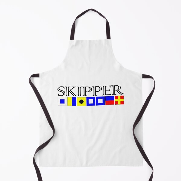Item preview, Skipper Title in Nautical Signal Flags designed and sold by Garaga.
