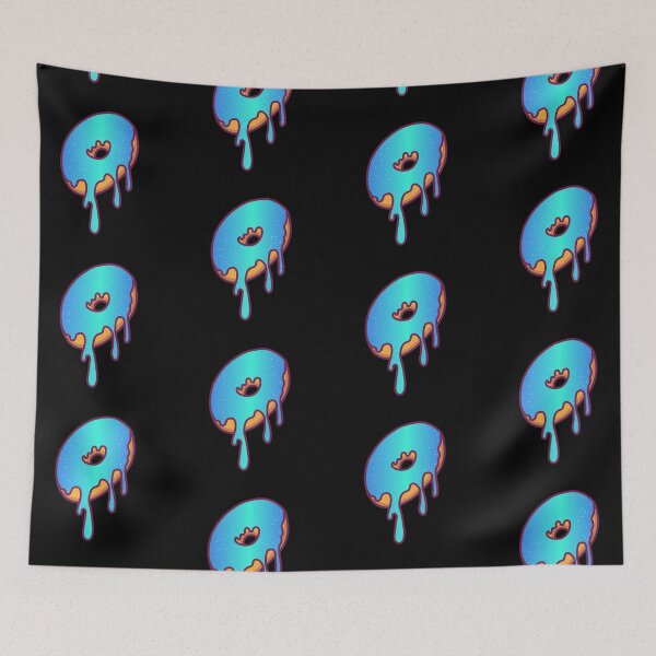 Artikelvorschau, Dripping Galaxy Donut (Cyan) entworfen und verkauft von Graograman.