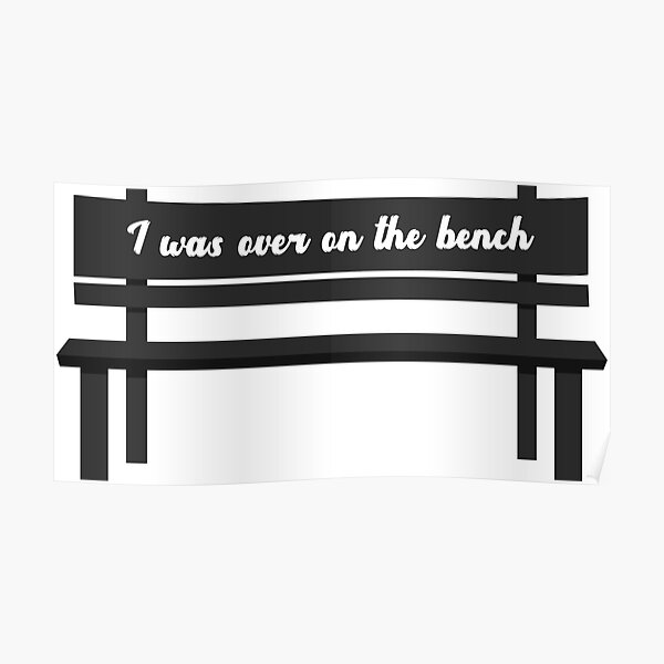 "john mulaney bench sticker" Poster for Sale by partumaurora Redbubble