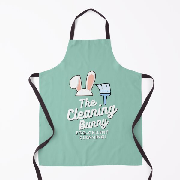 Item preview, The Cleaning Bunny Egg-Cellent Retro Easter Housekeeping Fun designed and sold by SavvyCleaner.