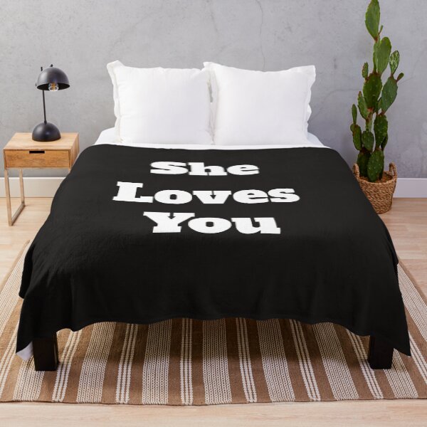 Item preview, She Loves You designed and sold by QuotesDogma.
