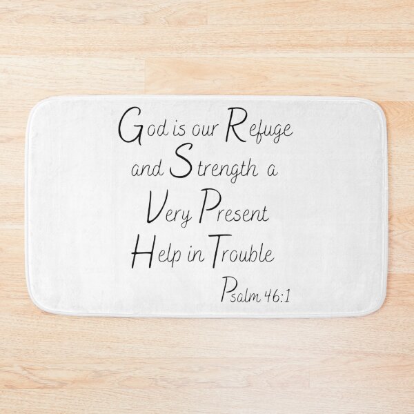 Item preview, Psalm 46:1, God is Our Refuge and Strength designed and sold by dkgivens.