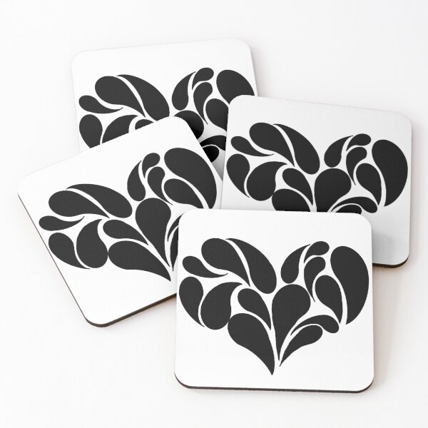 Item preview, Black Paisley Heart designed and sold by Phoebew03.
