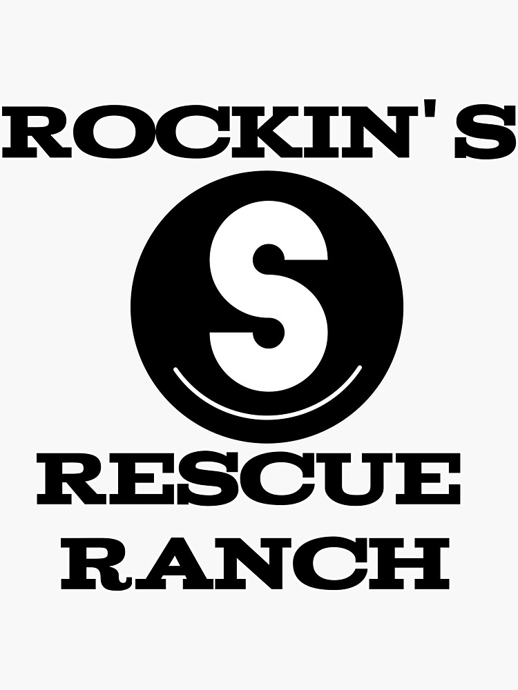 "Rockin' S Rescue Ranch Logo" Sticker for Sale by ThatGayRae Redbubble