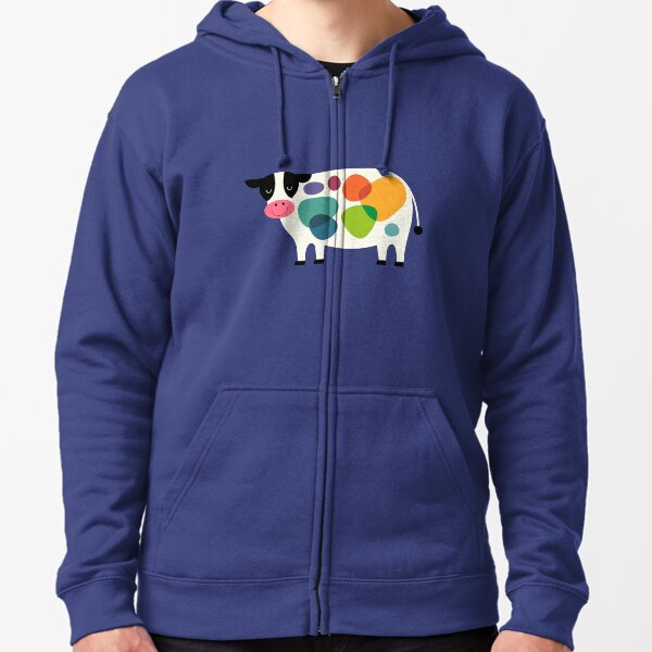 Awesome Cow Zipped Hoodie