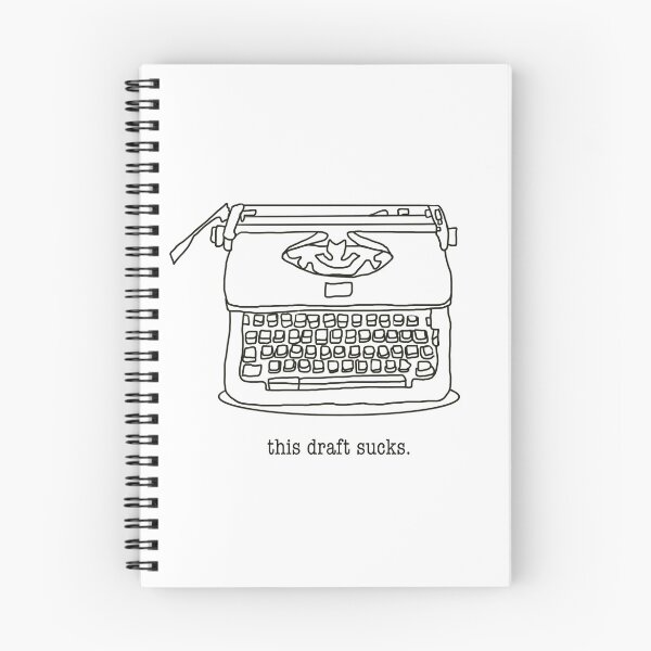 Item preview, “This Draft Sucks” Typewriter designed and sold by gwynethstrope.