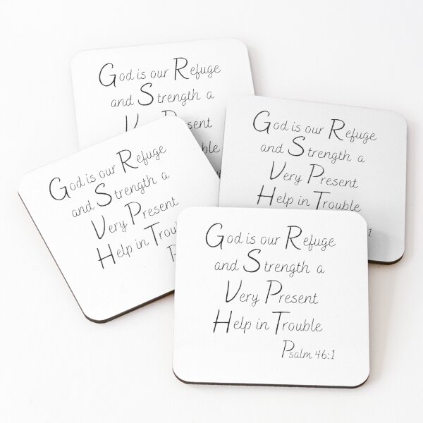 Item preview, Psalm 46:1, God is Our Refuge and Strength designed and sold by dkgivens.