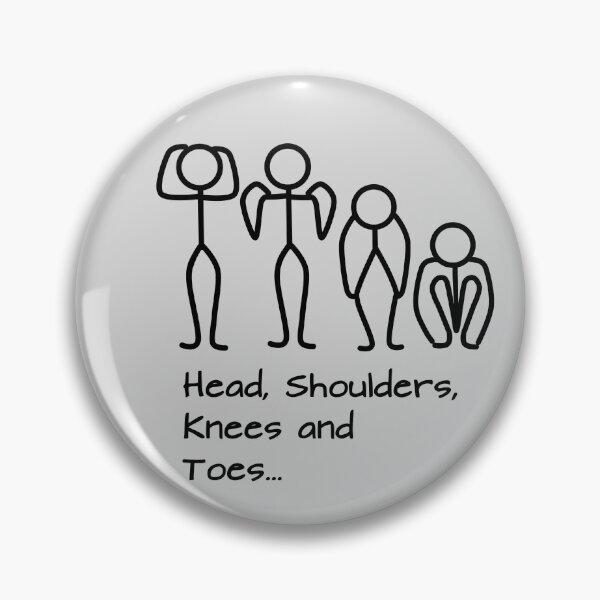 Item preview, Stickman / Head, shoulders, knees and toes... designed and sold by LotusCreations.
