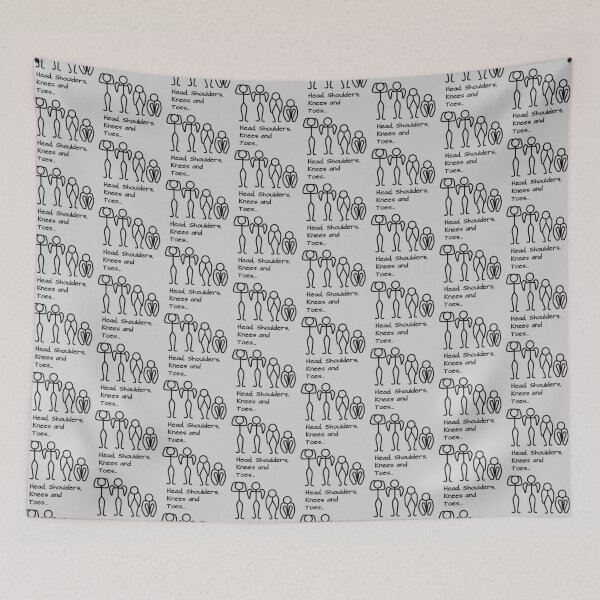 Item preview, Stickman / Head, shoulders, knees and toes... designed and sold by LotusCreations.