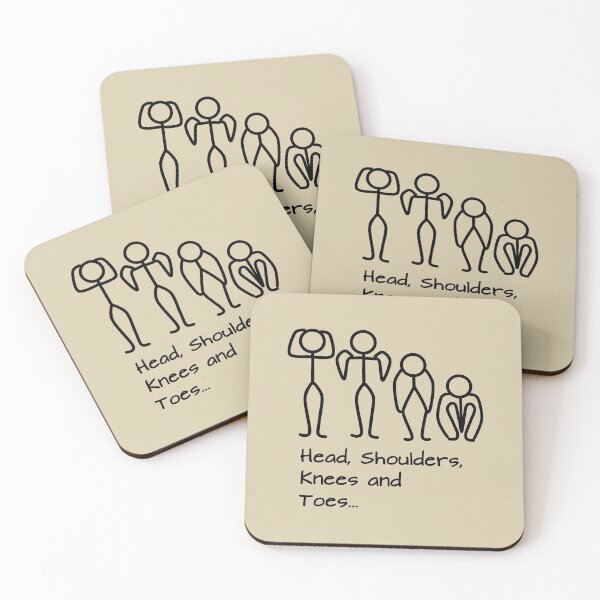 Item preview, Stickman / Head, shoulders, knees and toes... designed and sold by LotusCreations.