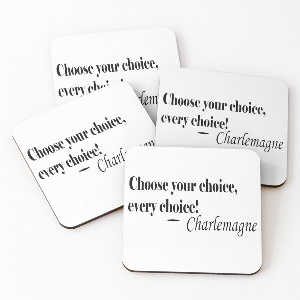 Item preview, Charlemagne The Musical "Choose Your Choice" designed and sold by AddisonArtworks.