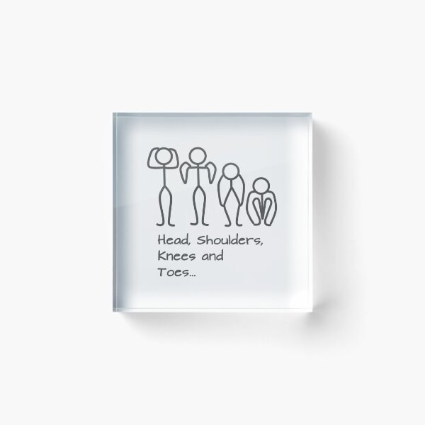 Item preview, Stickman / Head, shoulders, knees and toes... designed and sold by LotusCreations.