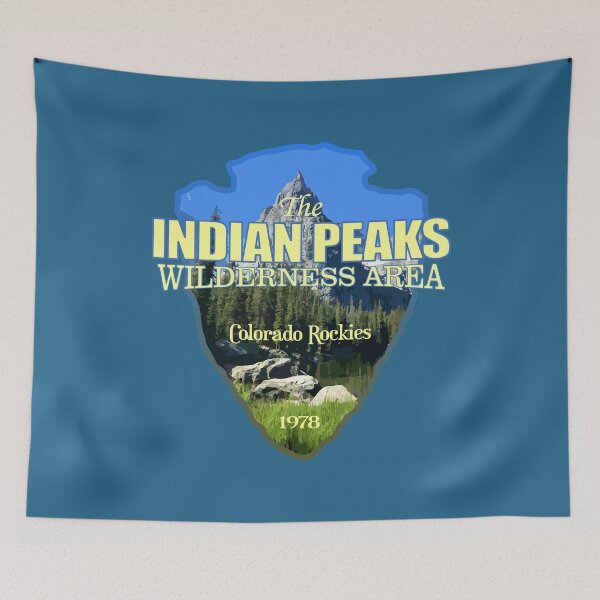 Item preview, Indian Peaks Wilderness (arrowhead) designed and sold by curranmorgan.