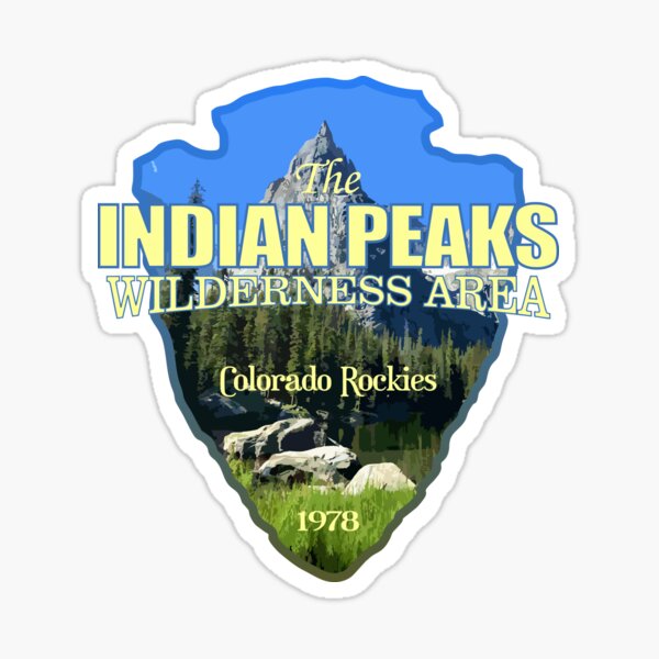 Aperçu de l'œuvre Indian Peaks Wilderness (pointe de flèche) créée et vendue par curranmorgan.
