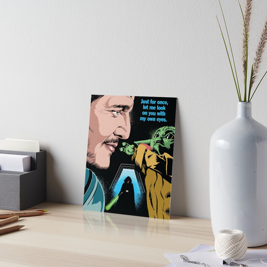 The Eyes Art Board Print