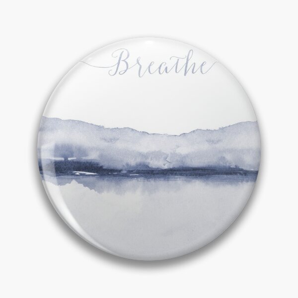 Item preview, Mountains & Water Indigo Blue Abstract Watercolor with Twilight and Midnight Blue Trend Colors designed and sold by SilverSpiral.