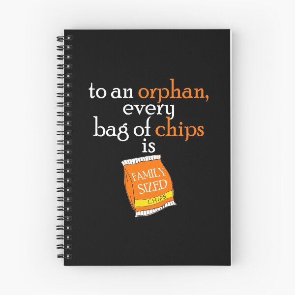 Item preview, To an orphan, every bag of chips is family sized. designed and sold by Sticker Up.
