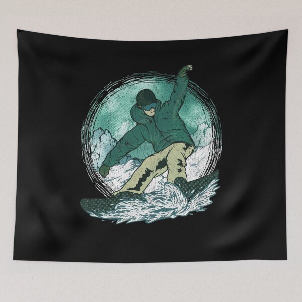 Item preview, Vintage Snowboarder  designed and sold by EverythingKawai.