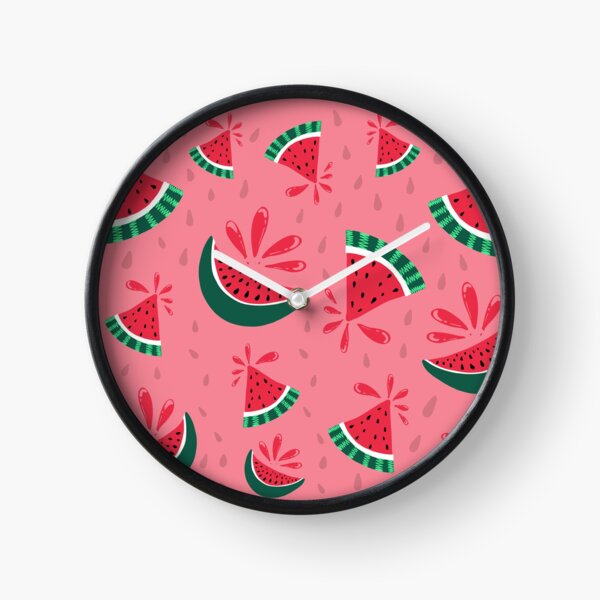 Watermelon Splash Clock