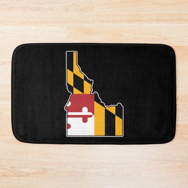 Item preview, Maryland Flag Idaho Map designed and sold by MarylandStyle.