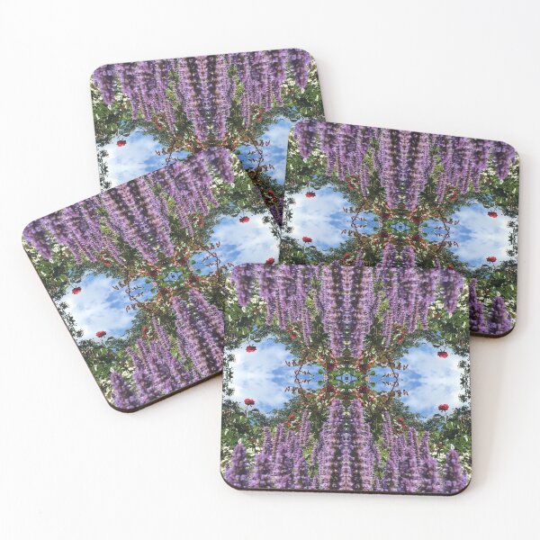 Item preview, Bee Love - Bees in the Blue Fortune with Red Rose, Gathering Nectar designed and sold by RoseAromas.