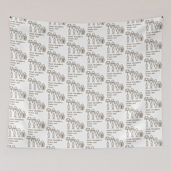 Item preview, Stickman / Head, shoulders, knees and toes... designed and sold by LotusCreations.