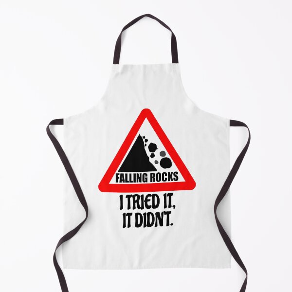 Item preview, "Falling Rocks" . I tried it, it didn't. designed and sold by Sticker Up.