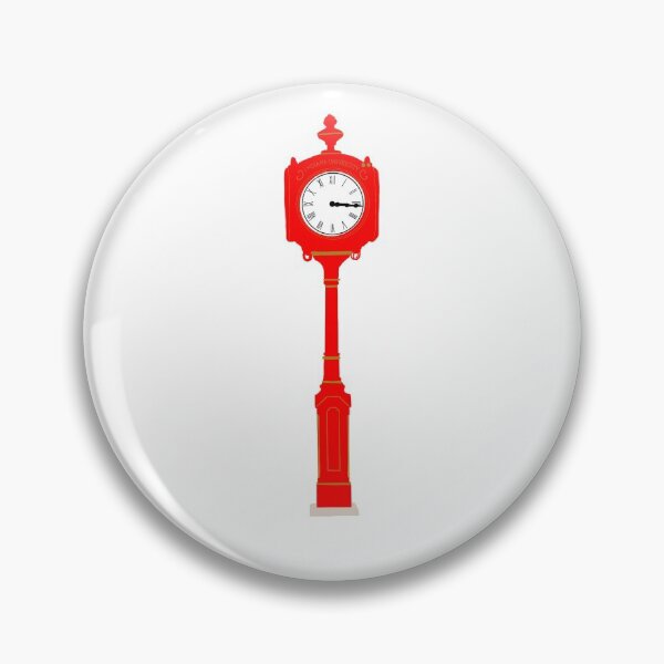Item preview, IU Red Clock designed and sold by becscarney.