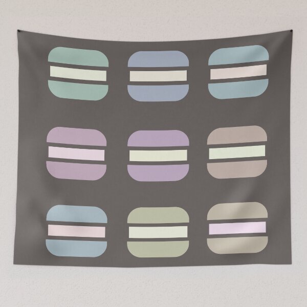 Item preview, Delicious Macarons Simple Design Print designed and sold by JoyforU.