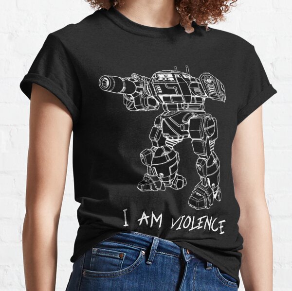 I am Violence UrbanMech Classic T-Shirt