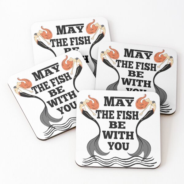 Item preview, May the fish be with you - Fisherman  quote designed and sold by Soul  ArtLove.