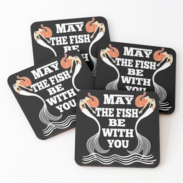 Item preview, May the fish be with you - Fisherman  quote designed and sold by Soul  ArtLove.