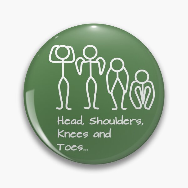 Item preview, Stickman / Head, shoulders, knees and toes... designed and sold by LotusCreations.