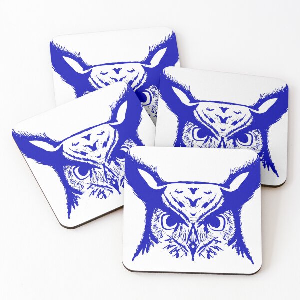 Item preview, Blue Horned Owl Drawing designed and sold by Tritonn204.