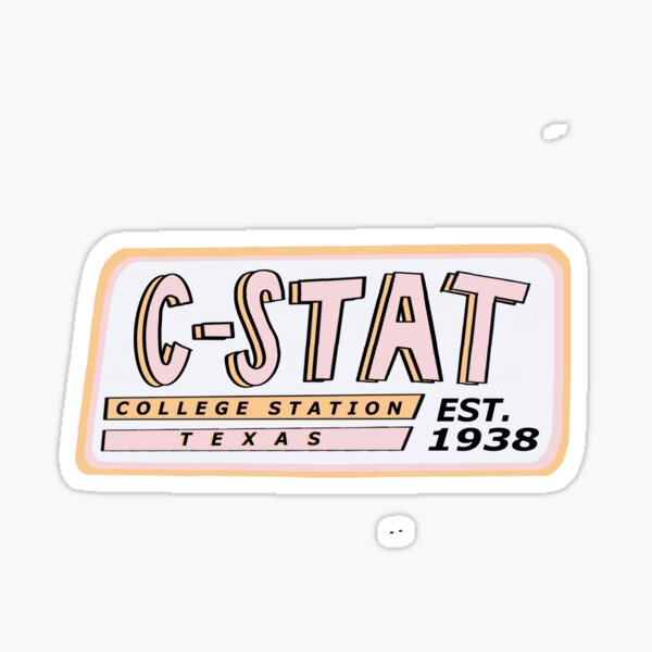 Item preview, College Station Sticker designed and sold by happypauladayss.