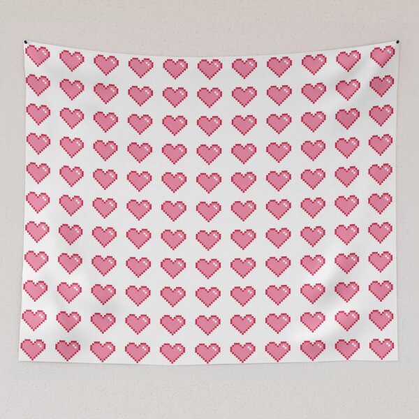 Item preview, Pixel Heart Pattern designed and sold by morenom73.