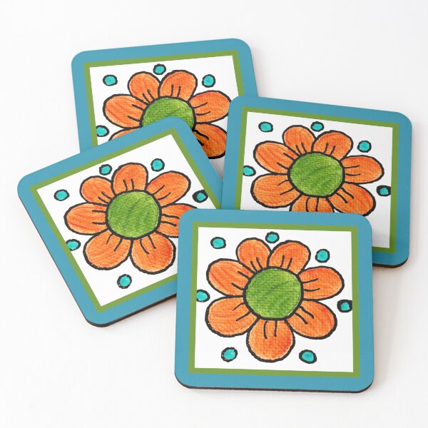 Item preview, Groovy Flower #5 designed and sold by ErinBrieArt.