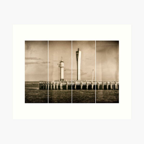 4 Quarters of the Pier Art Print
