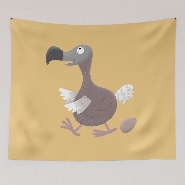 Item preview, Funny dodo bird cartoon illustration designed and sold by FrogFactory.
