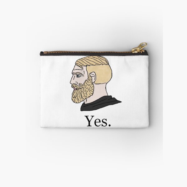 Item preview, Yes Chad Meme Wojak designed and sold by IconicalHawk.