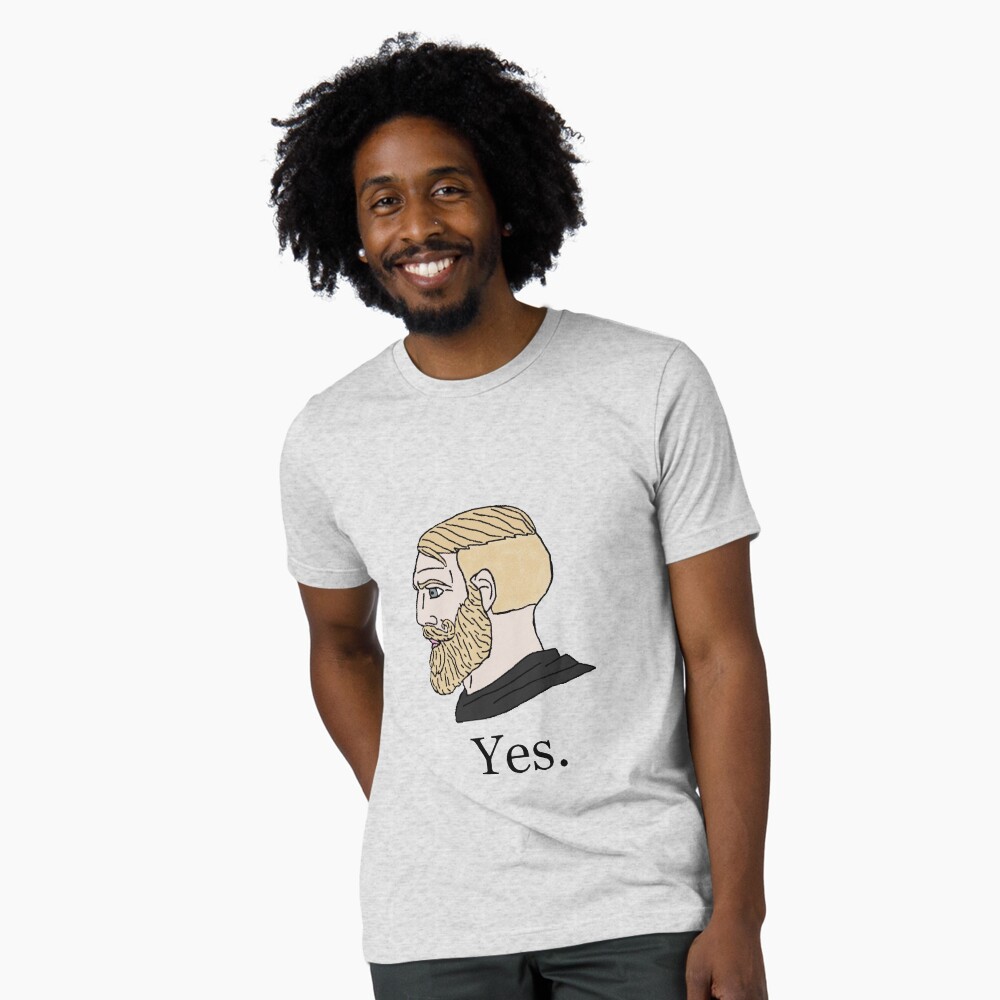 Vista previa del artículo con la obra «Camiseta de tejido mixto», diseñado y vendido por IconicalHawk.