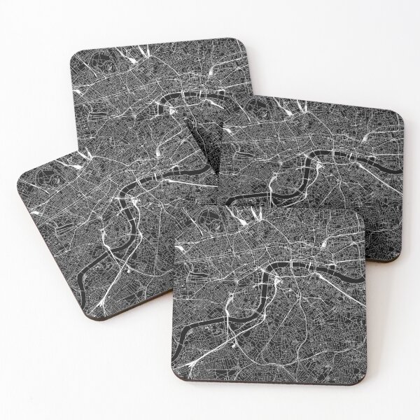 Item preview, London Black Map designed and sold by multiplicitymap.